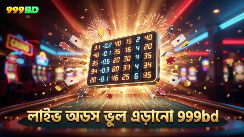 লাইভ অডস ওঠানামা বুঝতে ভুল এড়ানোর গুরুত্ব 999bd প্ল্যাটফর্মে