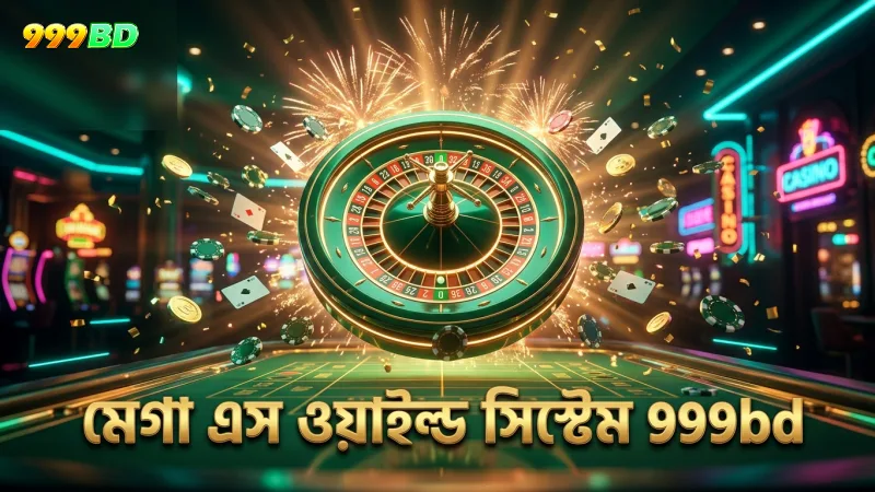 মেগা এস স্লটের ওয়াইল্ড সিস্টেম পে-আউট বাড়ায়।