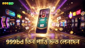 999bd এর তিন পাত্তি খেলা অ্যাপের দ্রুত লেনদেন সুবিধা