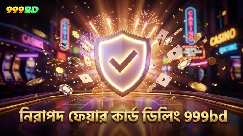 নিরাপদ ও ফেয়ার কার্ড ডিলিং 999bd প্ল্যাটফর্মে নিশ্চিত