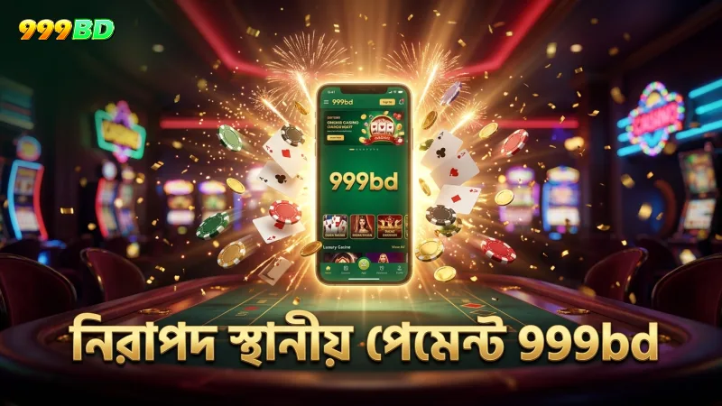999bd প্লাটফর্মে নিরাপদ ও দ্রুত স্থানীয় পেমেন্ট অপশন ব্যবহার করা হয়।