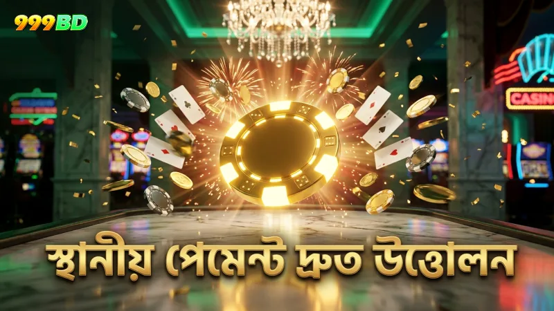 স্থানীয় ব্যাংক ও ই-ওয়ালেট দ্রুত উত্তোলনে সহায়ক।