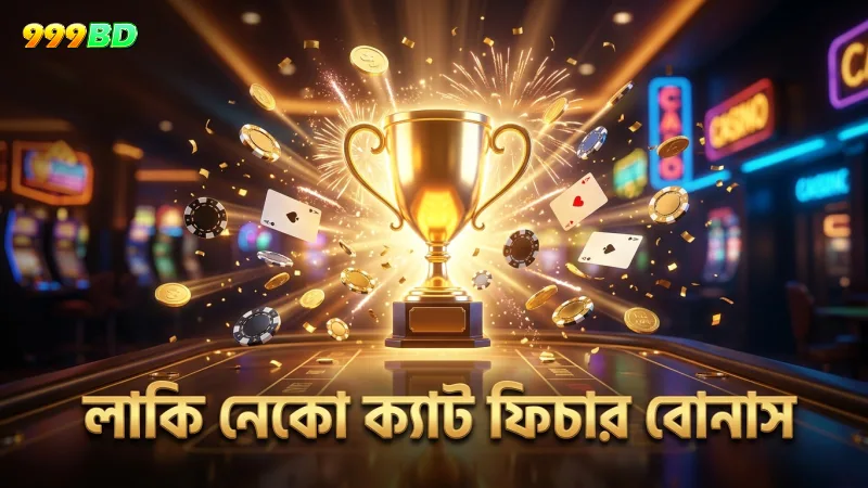 লাকি নেকো স্লটের ক্যাট ফিচার এবং মাল্টিপ্লায়ার বোনাস বাড়ায়